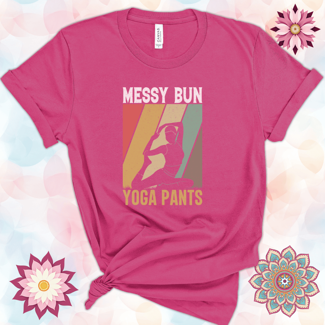 Messy Bun, Yoga Pants