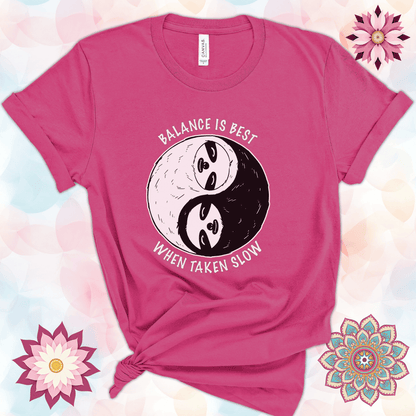 Balance Is Best When Taken Slow - Sloth Yin Yang