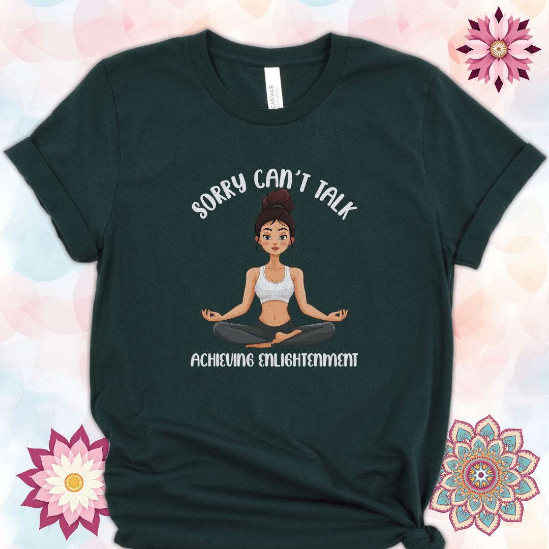 Sorry Can't Talk. Achieving Enlightenment